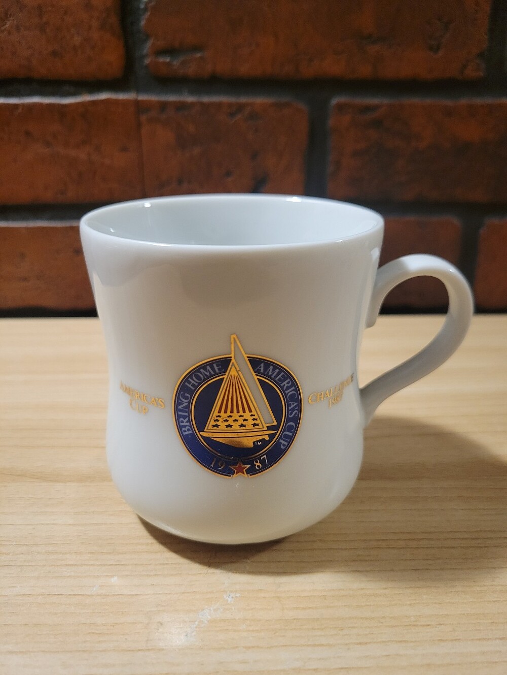 Vintage Taster's Choice America's Cup Challenge 1987 Coffee Mug
